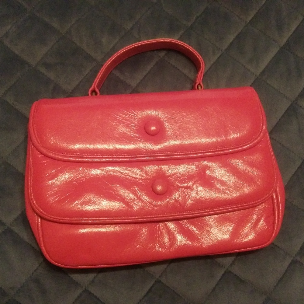 Andrew Heller Pink Patent Leather